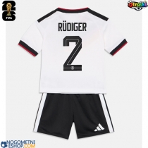 Otroški Nogometni dresi Nemčija Antonio Rudiger #2 Domači SP 2026 Kratek Rokav (+ Kratke hlače)